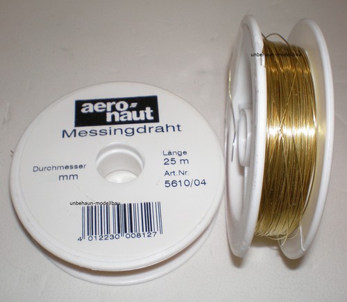 Messingdraht 25m - ,