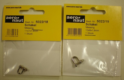 Schäkel schraubbar mit - , bolzen